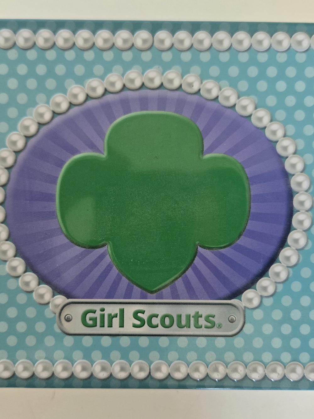 Girl Scout Collectible Tin 2016 "Dare to Dazzle" from Trophy Nut Company